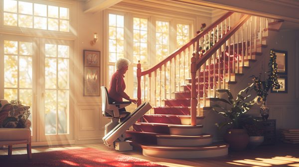 Autonomie chez soi: optez pour un monte escalier mobile sans installation