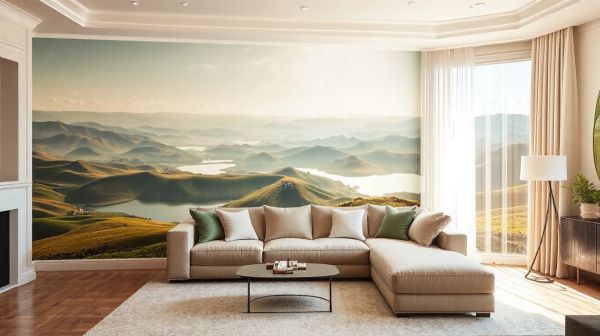 Idées originales pour un intérieur avec du papier peint panoramique