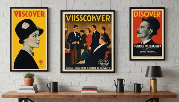 Explorez notre collection d'affiches vintage pour embellir votre intérieur